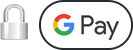 Paiement par Google Pay (site sécurisé de Google).